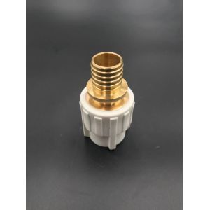 Nickel Plated PEX Brass Fittings Ppr Slide Fittings Converters
