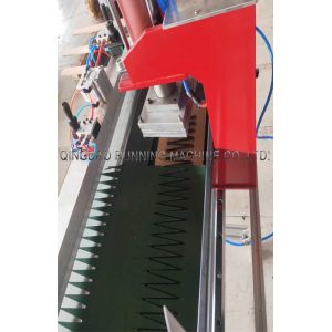 Compression Air 3000mm PU Conveyor Belt Punching Machine Finger Punching Machine
