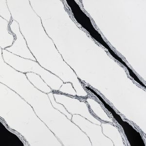 Artificial Quartz Bathroom Countertops 3200x1600mm Quartz Slab