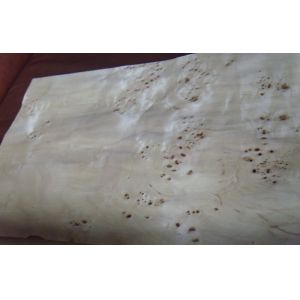 Flat Burled Wood Veneer Sliced Cut , Constructional Ash Burl Veneer