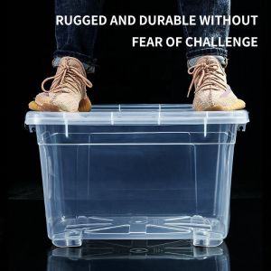 Recyclable Bin Household Multifunction Large Stackable Clothes Clear Transparent