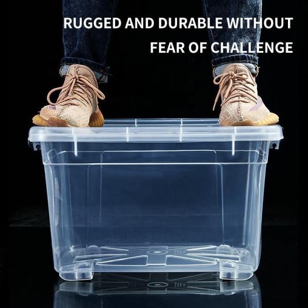 Recyclable Bin Household Multifunction Large Stackable Clothes Clear Transparent