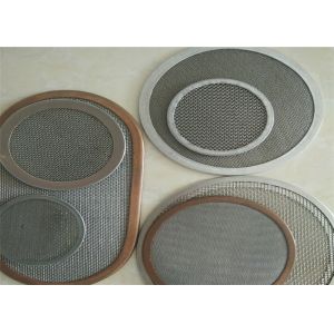 1um Flat Round Metal Sinter Wire Mesh Discs Pouching Stamping