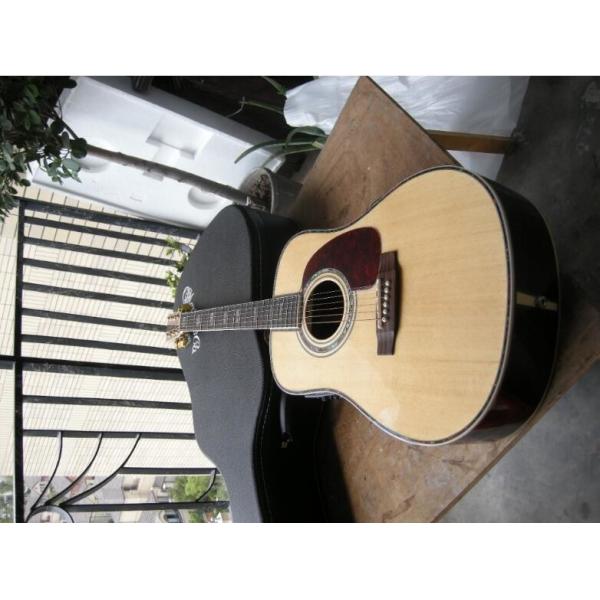 D Classic 45 Dreadnought acoustic guitar with natural Solid spruce TOP with Fishman EQ and hardcase logo