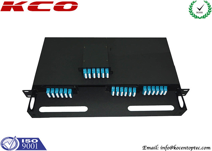Quality Cassette 96 Cores Fiber Optic MPO MTP Patch Cord 1U 19&quot; Patch Panel for sale