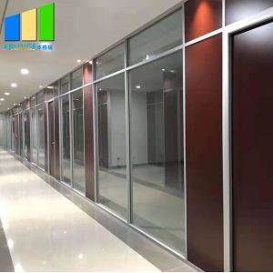 EBUNGE 10mm Environmental Aluminum Tempered Single Glass Office Partition Walls