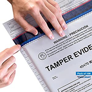 security deposit bags, tamper evident