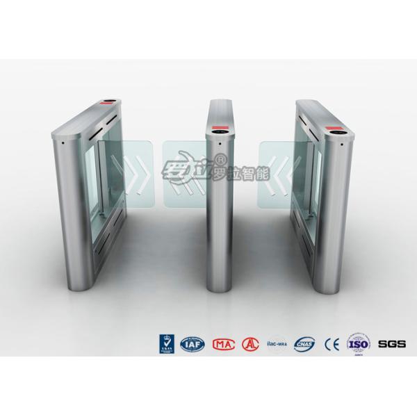 Stainless Pedestrian Gate Access Control Kindergarten Swing Motor Electric Turnstiles