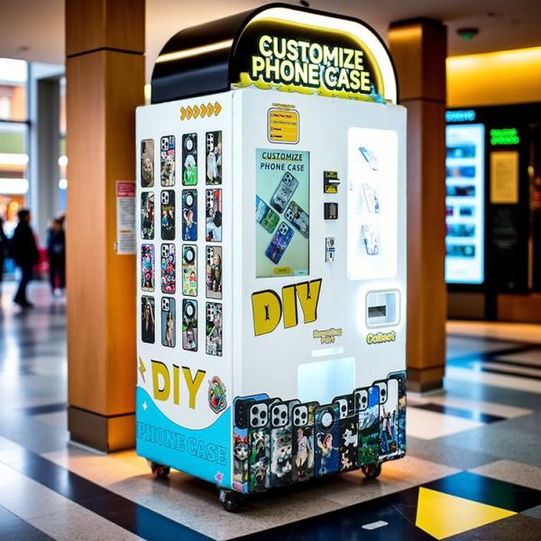 Compact Android Phone Case Printing Vending Machine with 4G/Wi-Fi Network