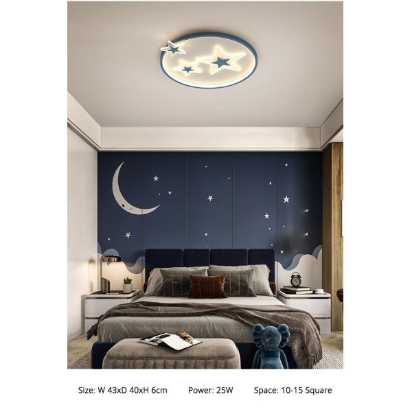 Modern Acrylic Round blue Ceiling Lights For Living Room Bedroom star Ceiling Lights(WH-MA-279)