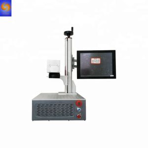 China Metal Fiber Laser Marking Machine Engraver , 0.002mm Working Accuracy on sale