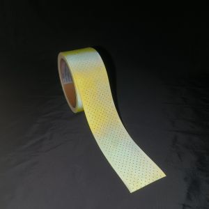 Perforated Flame Retardant Reflective Tape High Visibility Silver For Clothing