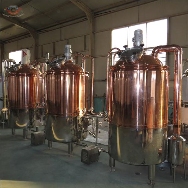 500L copper beer brewery equipment with 1000L unitanks for brewpub microbrewery with German standard