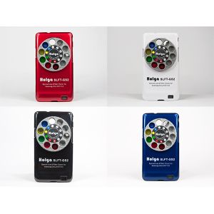 White Dot Pattern Stand Leather Case for Samsung P7500 P7510