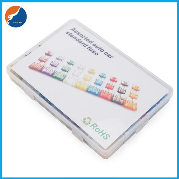 250PCS Standard Mini ATN ATY Boat Truck Car Auto Automotive Blade Fuse Assortment Kit