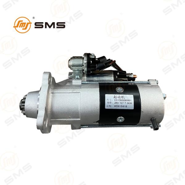 Buy Sinotruk Howo Truck Auto Starter Motor 10 Teeth VG1560090001 at wholesale prices