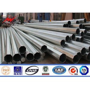 China 110kv Galvanization ASTM A123 Steel Electrical Poles on sale
