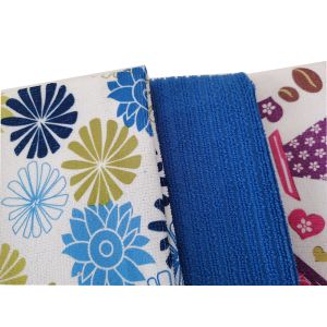 All Polyester Absorbent Dining Cloths Microfiber Tea Towel