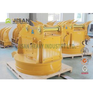 Electro Metal Scrap Lifting Magnet , Ripper Hydraulic Excavator Magnet