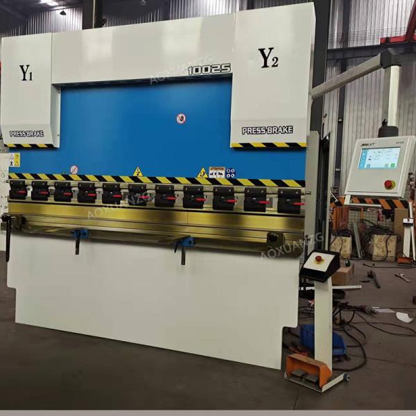 Sheet Metal Bender Automatic CNC Hydraulic Press Brakes 100T 2500MM