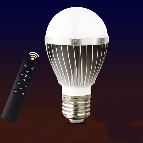 Aluminum Housing Pc Housing Smart Bulb With Remote Ac175v