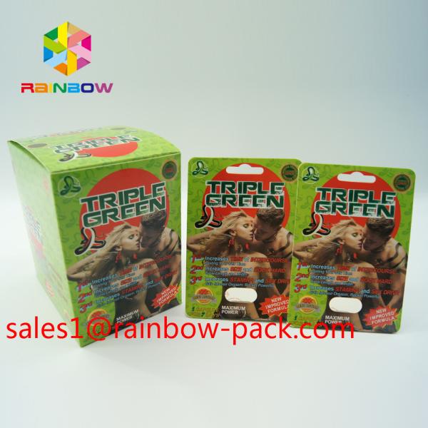 Buy Black Mamba Display Box Sex Enhancement Pills Packaging Card 3D Effect Sex Pill at wholesale prices