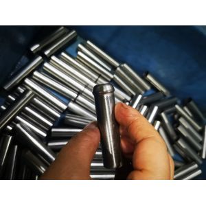 China Stainless steel special shape pin with circlip pin single and double head with groove circlip pin with hard hardening 50° custom on sale