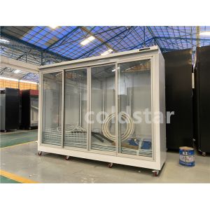 Commercial Muilt - Door Split Style Drink Display Refrigerator