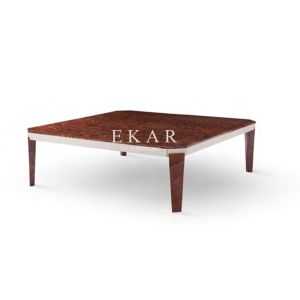 Square Simple Design Wooden Modern Coffee Table W006H1L