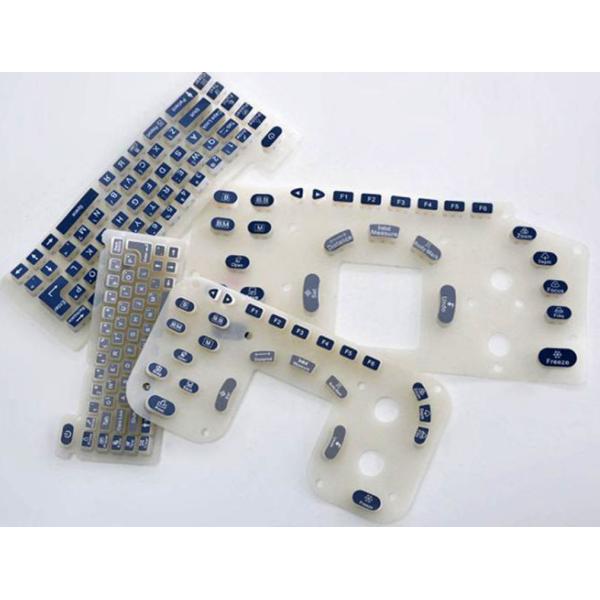 Buy Soft Rubber Keypad Buttons For Electronics Telecommunication at wholesale prices
