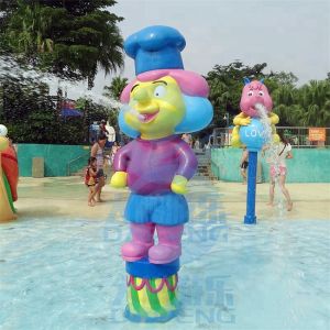Quality Cartoon Cook Style Water Park Splash Pad For Children Spray Pool for sale