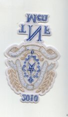 Quality Heat - seal Garment laser cut Custom Embroidery Patches for sale