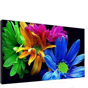 0.8mm gap 500 Cd/m2 4K Digital Signage Video Wall Display solutions 55 Inch For