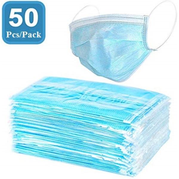 High BFE Efficiency Disposable Breathing Mask , Surgical Face Mask Elastic