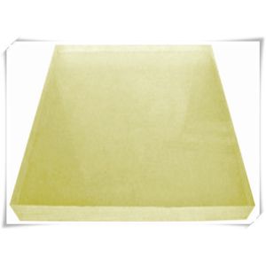 Yellow Color Polyurethane Rubber Sheet Custom Polyurethane Parts Abrasion