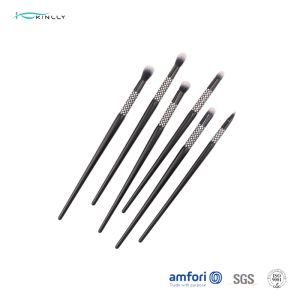 BSCI 9PCS Wooden Handle Makeup Brushes With Synthetic Hair