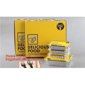 aluminum foil square container disposable Aluminum foil square container