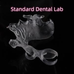 Removable Clear Acrylic Partial Denture Clasps Retentive Natural Looking