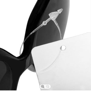 Plastic Loop Lock Tag Pin Polypropylene High Transparency