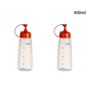 Bulk Plastic Squeeze Bottles Salad Ketchup Sauce 500ml Squeeze Bottle With Flip
