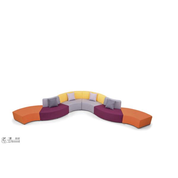 Customized Shared Workplace Furniture High Density Foam 2 Years Warranty