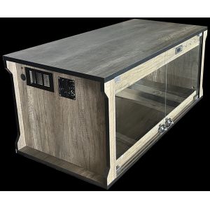 Easy Assembly Wooden Reptile Enclosure With Temperature Controller