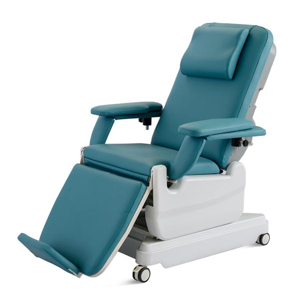 Electric Adjustable Hospital Medical Patient Donation Drawing Manufacturer Cheap Blood Collection Donor Dialysis Chair