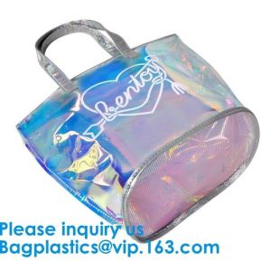 Holographic Makeup Bag Iridescent Cosmetic Bag Hologram Clutch Large Toiletries