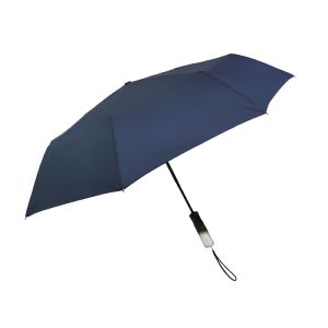 Fantastic 3 Folding Pongee Raincoat Umbrella With Storage Handle