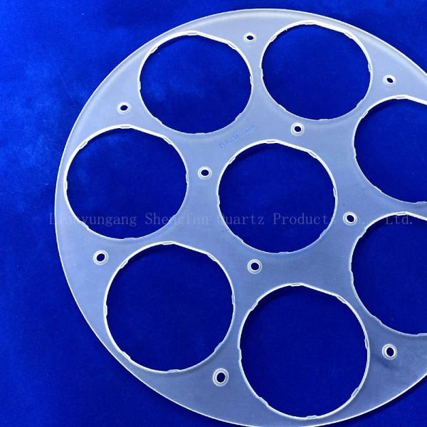 Buy Custom Quartz Frosted Accessories Semiconductor High Temperature Resistance High Purity at wholesale prices