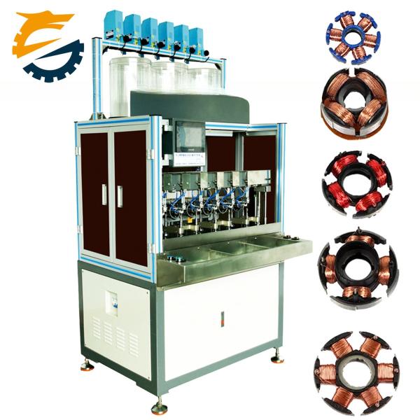 Buy PLCs Coil Cooler Motor Winding Machine with High Productivity and 3.5 KW Power Output at wholesale prices