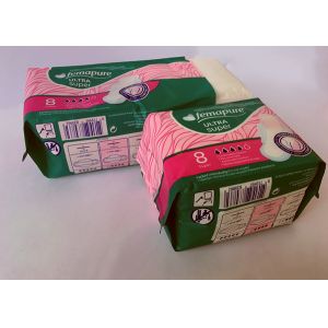 Fully Servo Roll Tube Film 25KW Sanitary Napkin Packing Machine