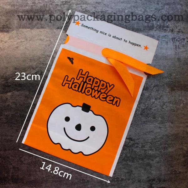 Waterproof Cartoon Ghost Halloween PE Drawstring Gift Bag