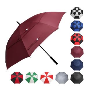 Double Layers Folding Windproof Golf Umbrella 68 Inch